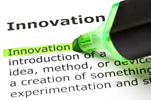 Green highlighter marking the word "Innovation"